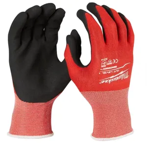 48-22-8901 Milwaukee Cut Level 1 Nitrile Dipped Gloves - Medium