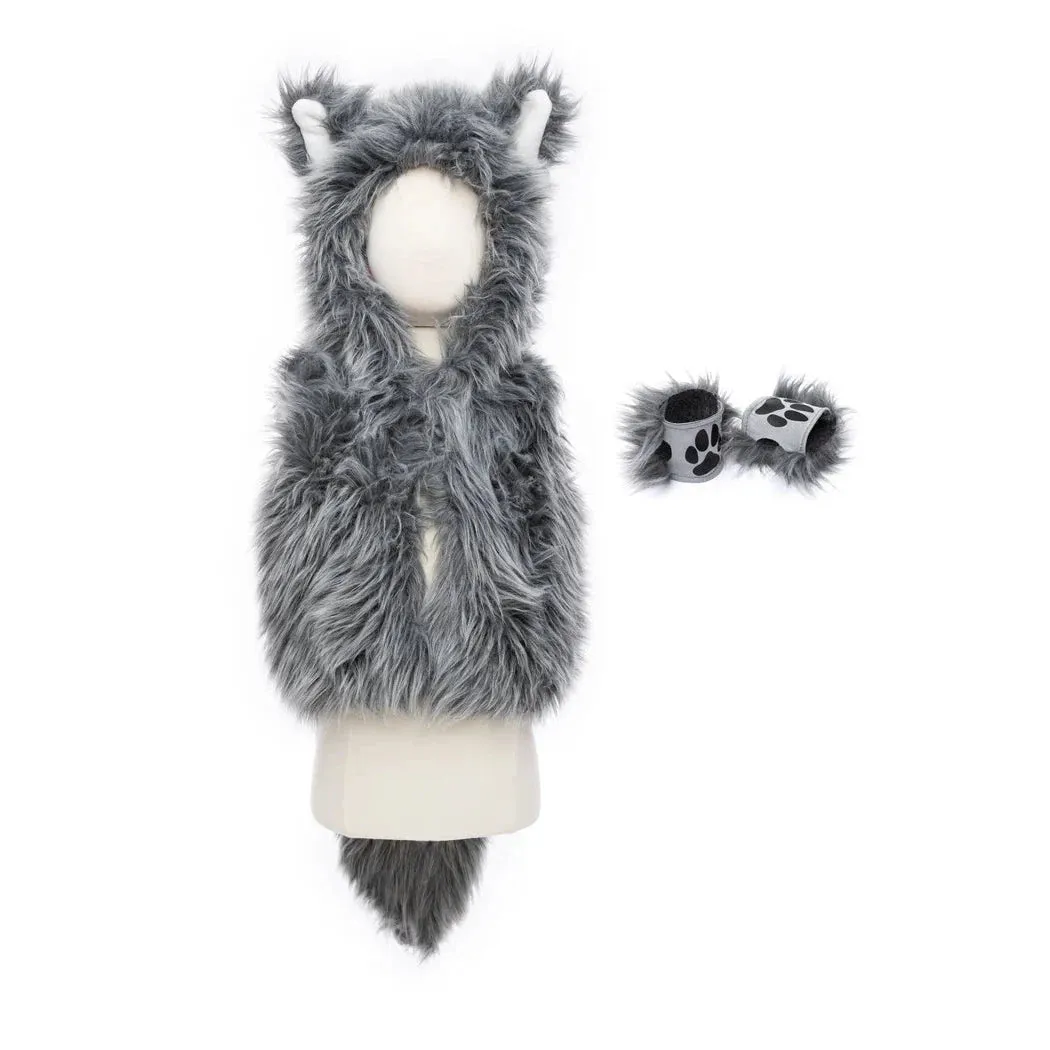 big bad wolf vest with gloves size 5-6