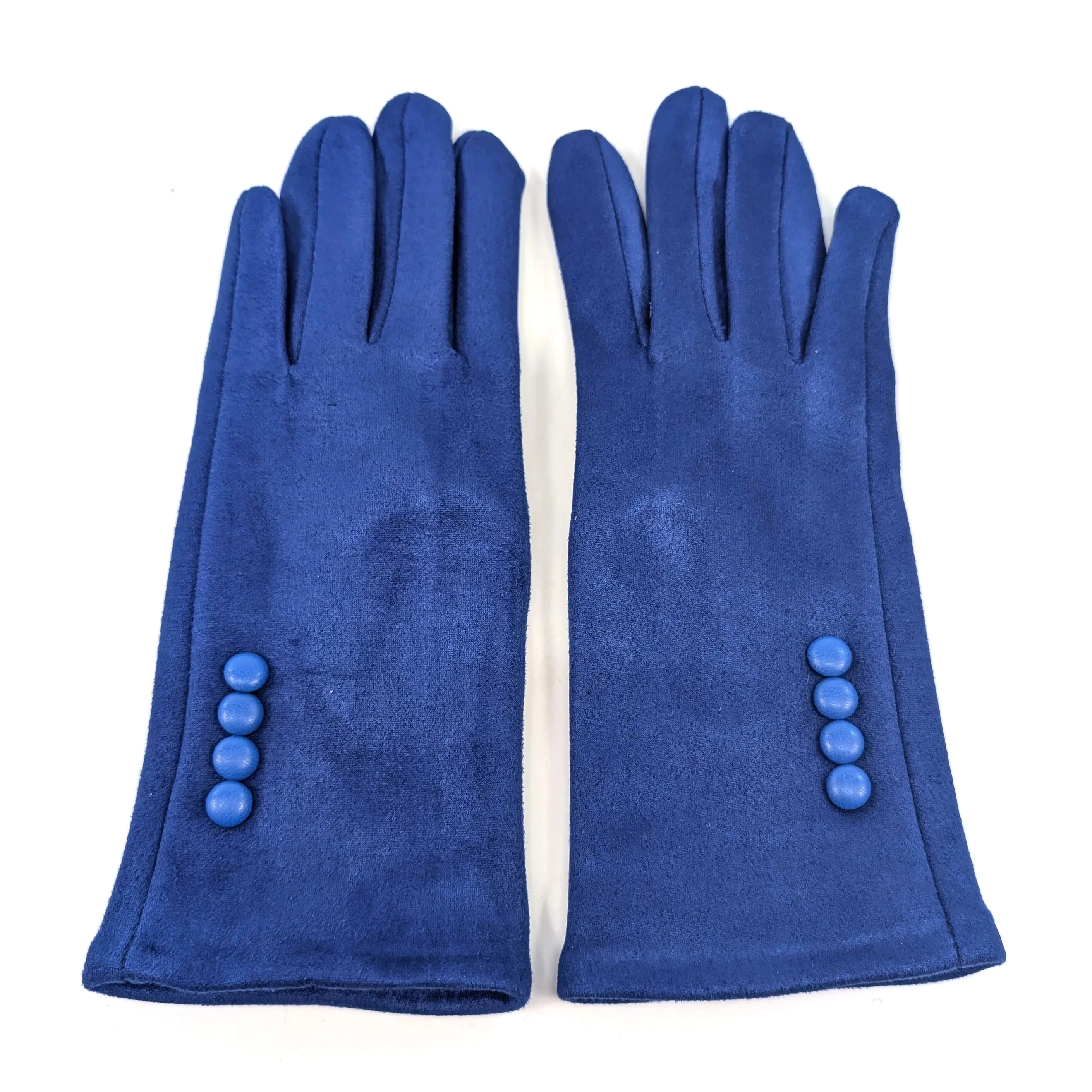 Black Ginger Royal Blue Bright Gloves - 800-607