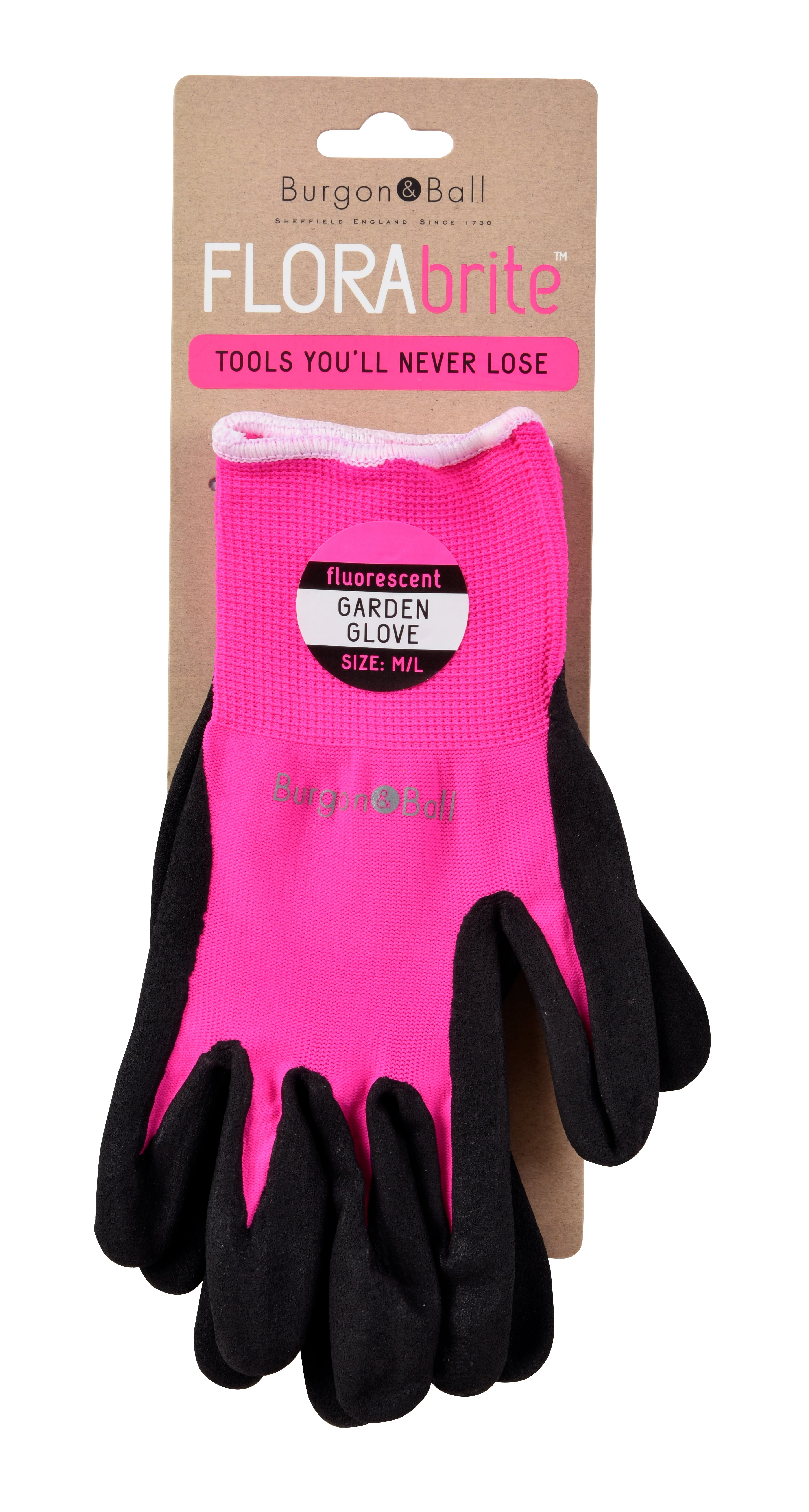 Burgon & Ball FloraBrite Pink Gloves