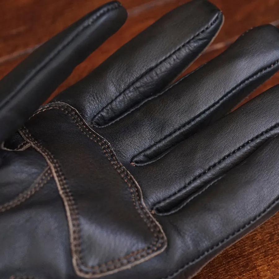 ByCity Mens Elegant Brown Gloves