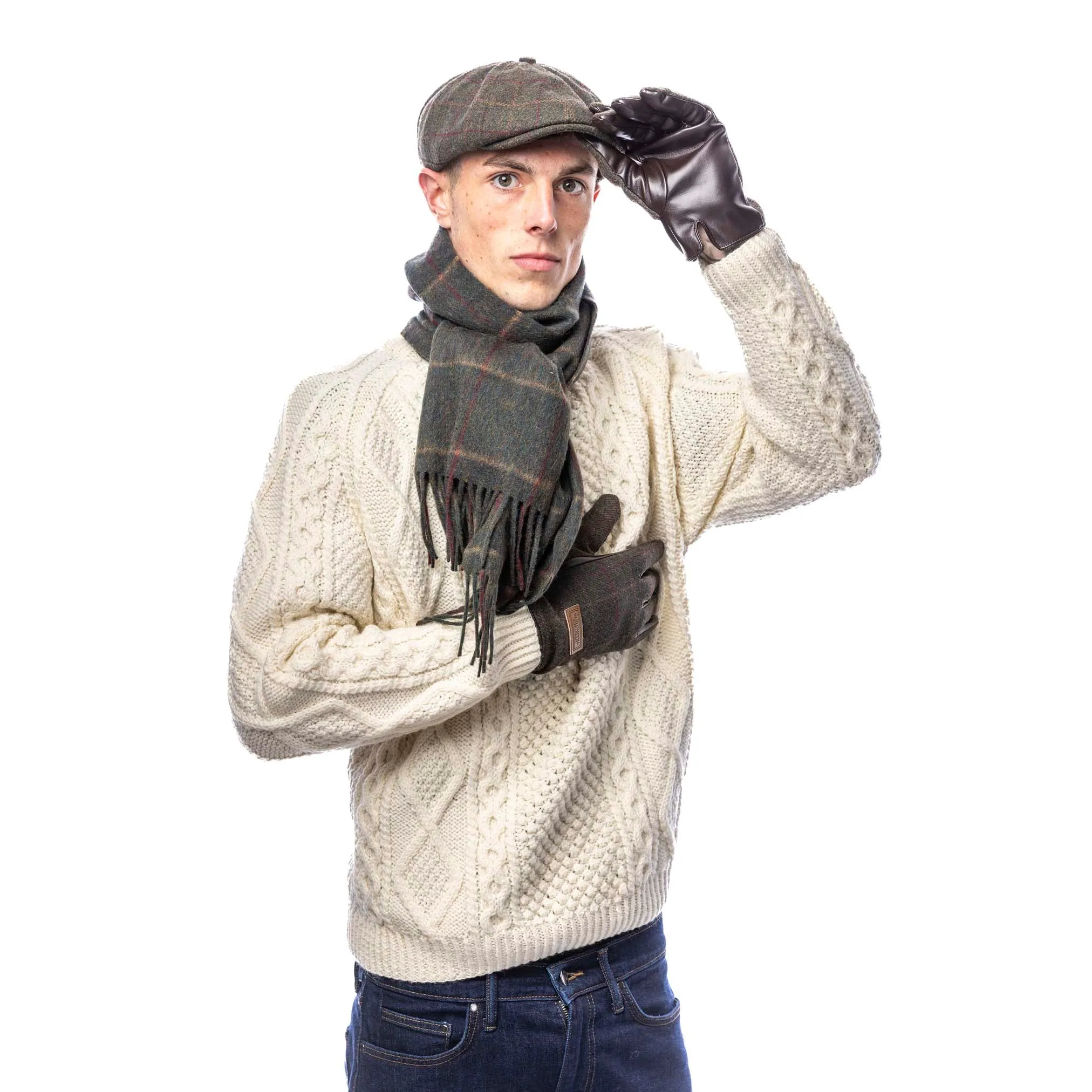 Classic Check Tweed Gloves