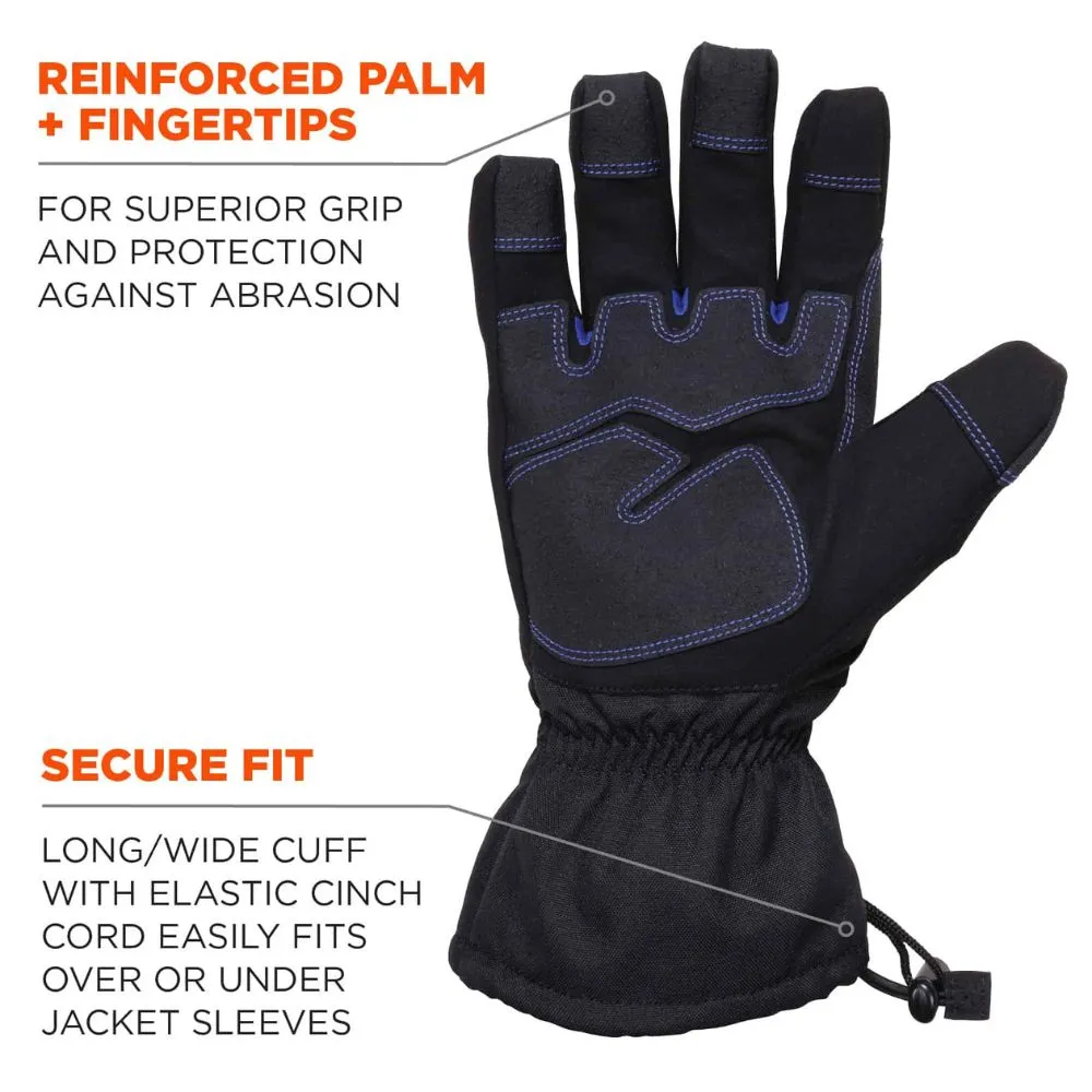 Ergodyne 17614 #819WP L Black Extreme Thermal WP Gloves