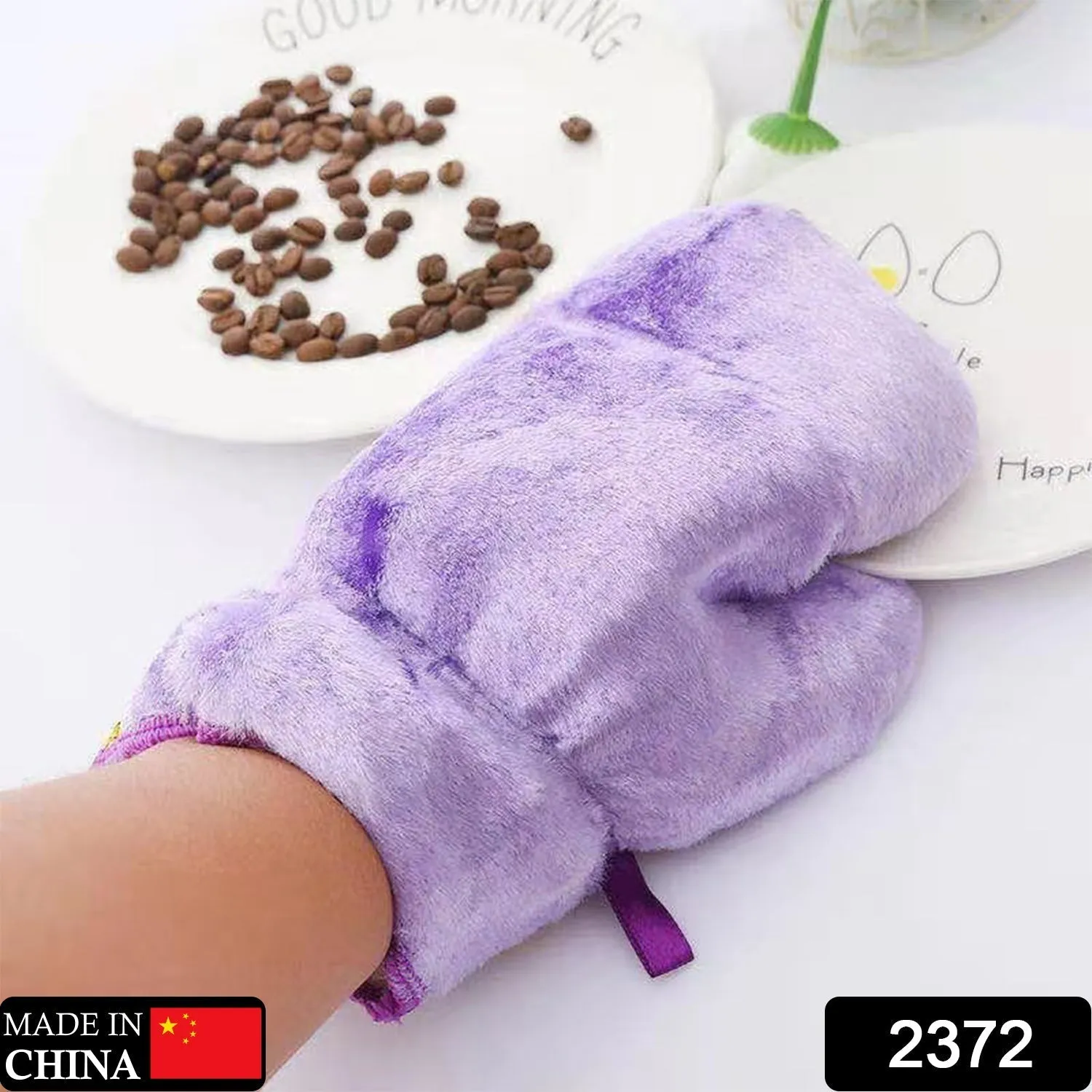 Fiber Reusable Multipurpose Dishwashing Gloves Household Kitchen ( 1 pc )