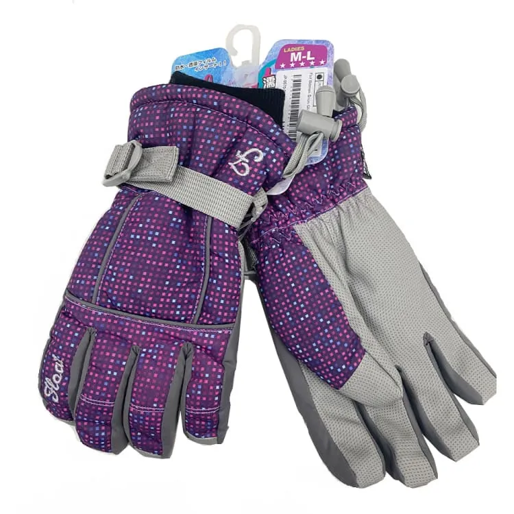 Float Women Snow Glove-D.PURPLE