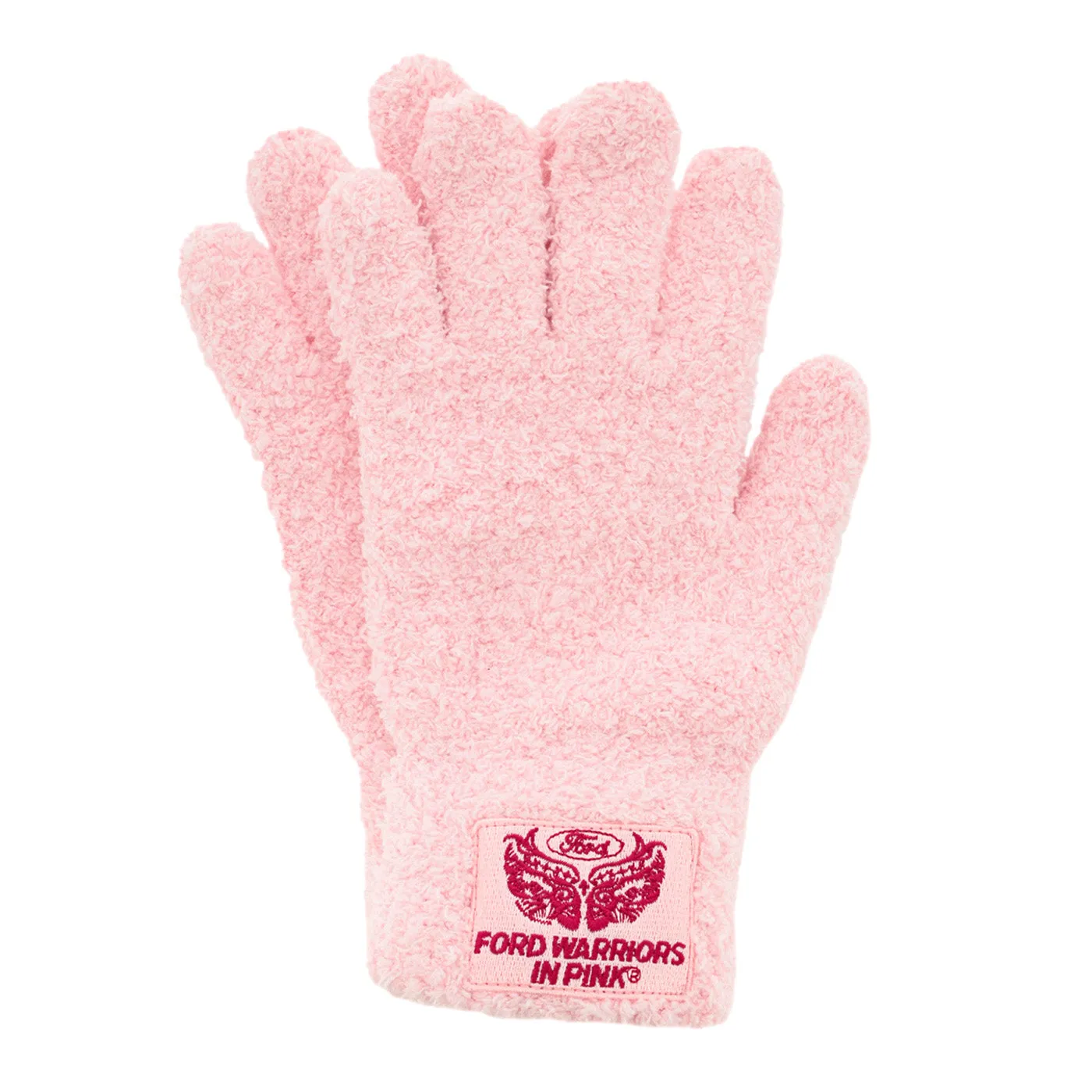 Ford Warriors in Pink Chenille Gloves