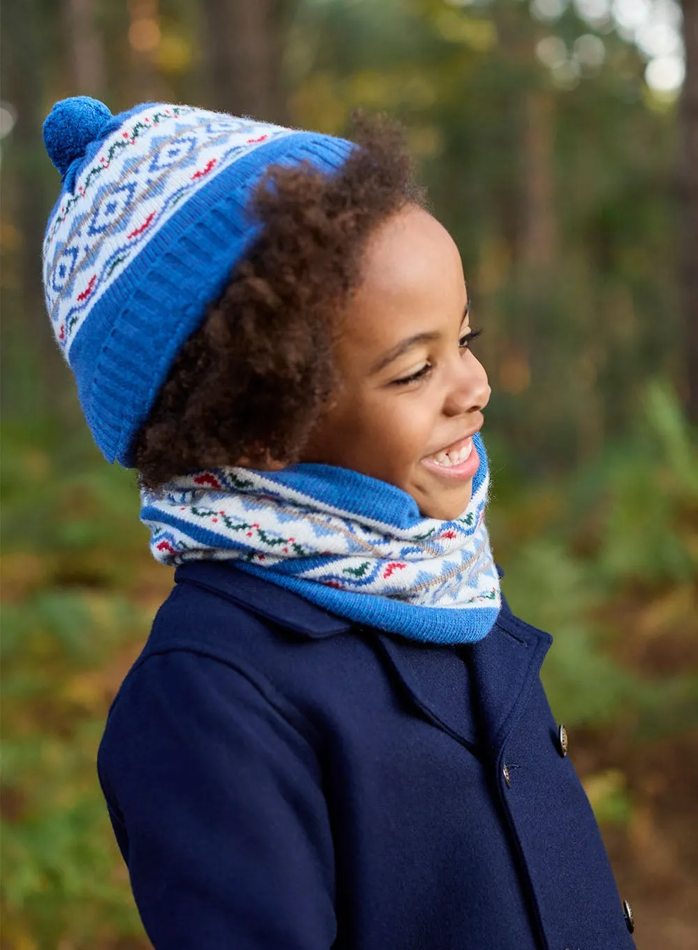 Frankie Snoody in Denim Blue Fair Isle