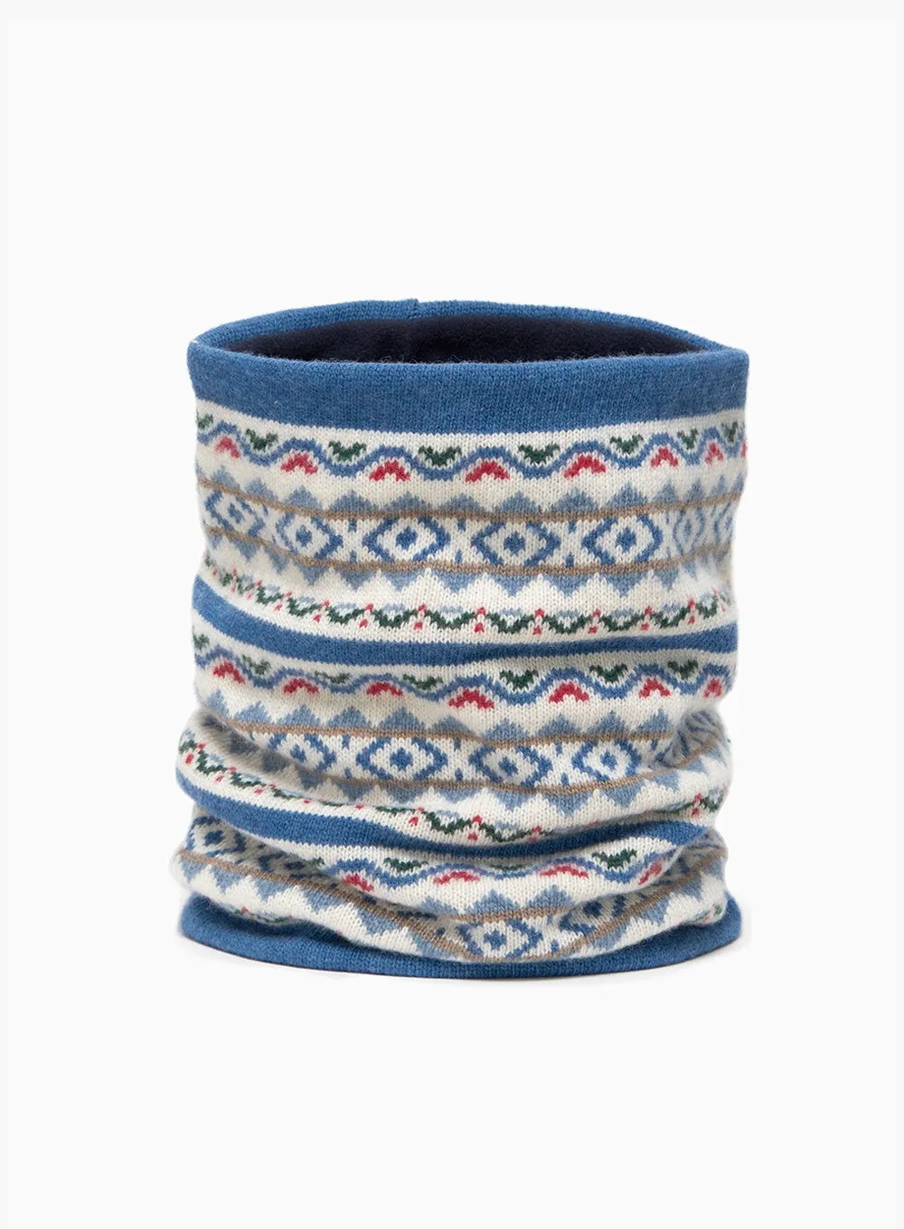 Frankie Snoody in Denim Blue Fair Isle