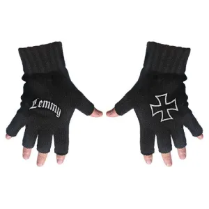 Gloves - Motorhead - Lemmy - Logo and Iron Cross