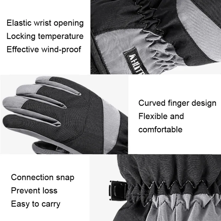 HLINTRANGE 061 Skiing Warm Gloves Sports Riding Waterproof Touch Screen Gloves, Size: XL(Flexible)