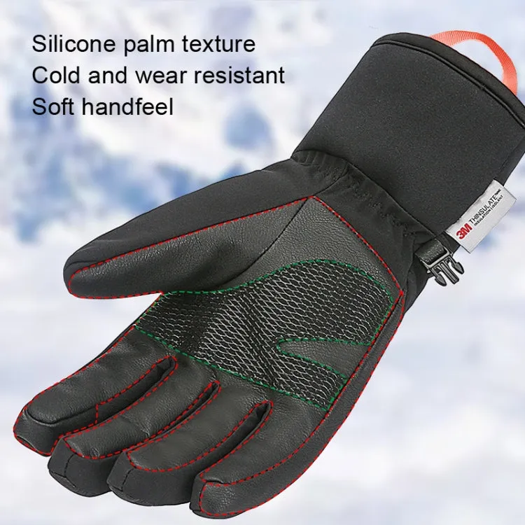 HUNTRANGE A055 Waterproof Riding Sports Touch Screen Keep Warm Gloves, Size: XL(Black)