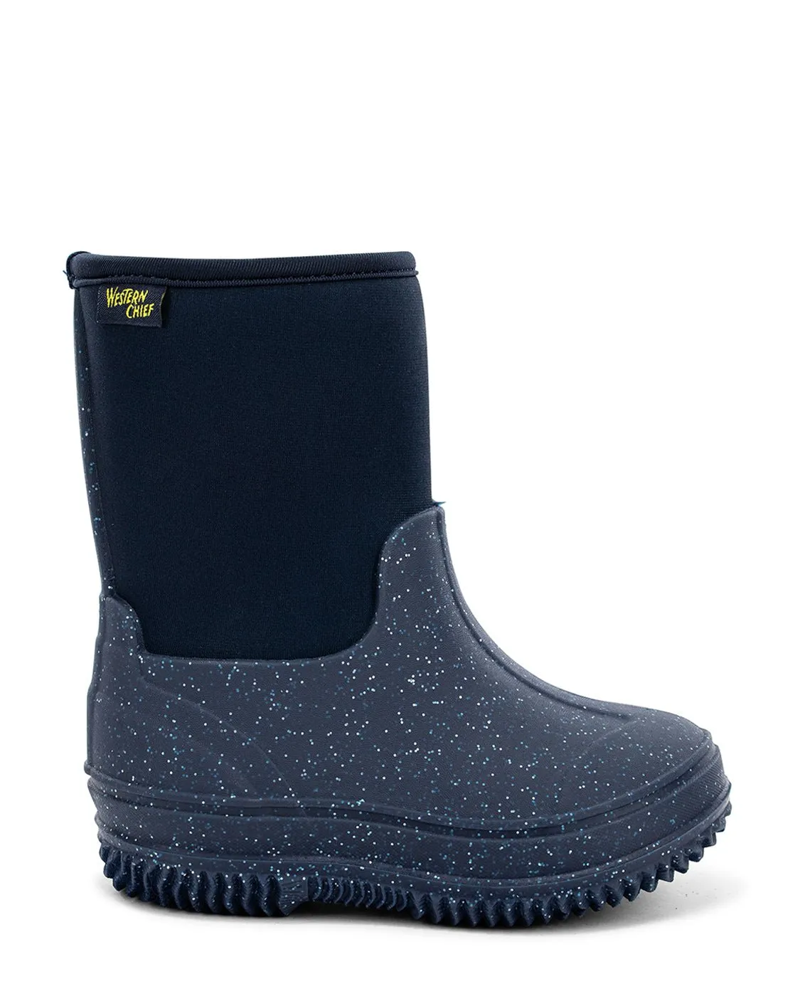 Kids Freestyle Neoprene Cold Weather Boot - Navy Glitter