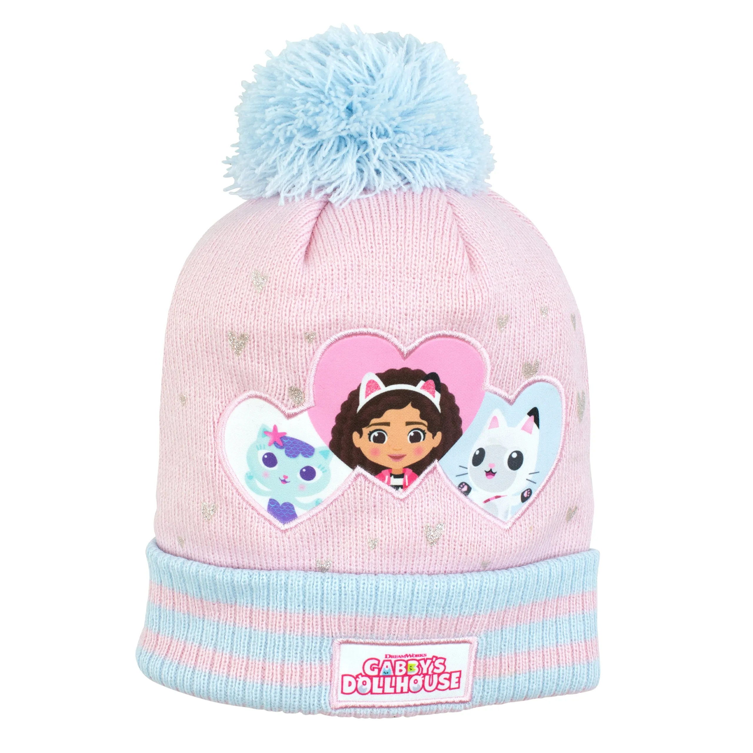 Kids Gabby's Dollhouse Winter Hat and Glove Set