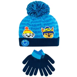 Kids PAW Patrol Winter Hat and Gloves Set