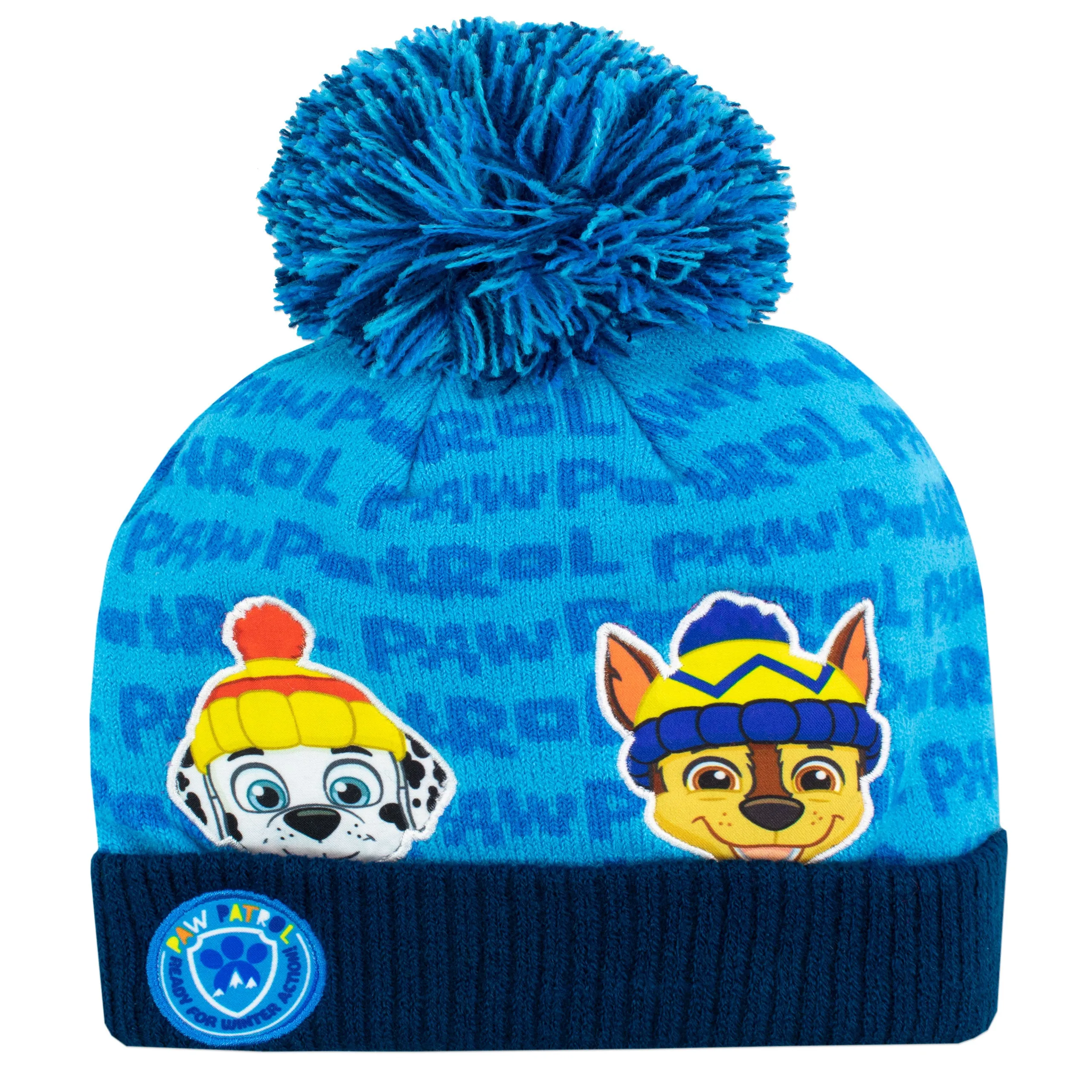 Kids PAW Patrol Winter Hat and Gloves Set