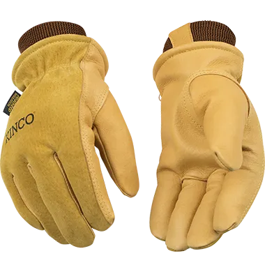 Kinco 94HK Lined Premium Grain and Suede Pigskin Leather Driver Gloves (one dozen)