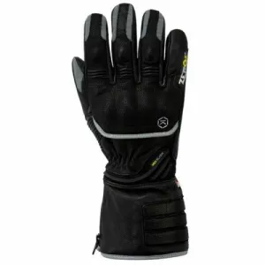 Knox Zero 2 Winter Leather Motorcycle Gloves - Black