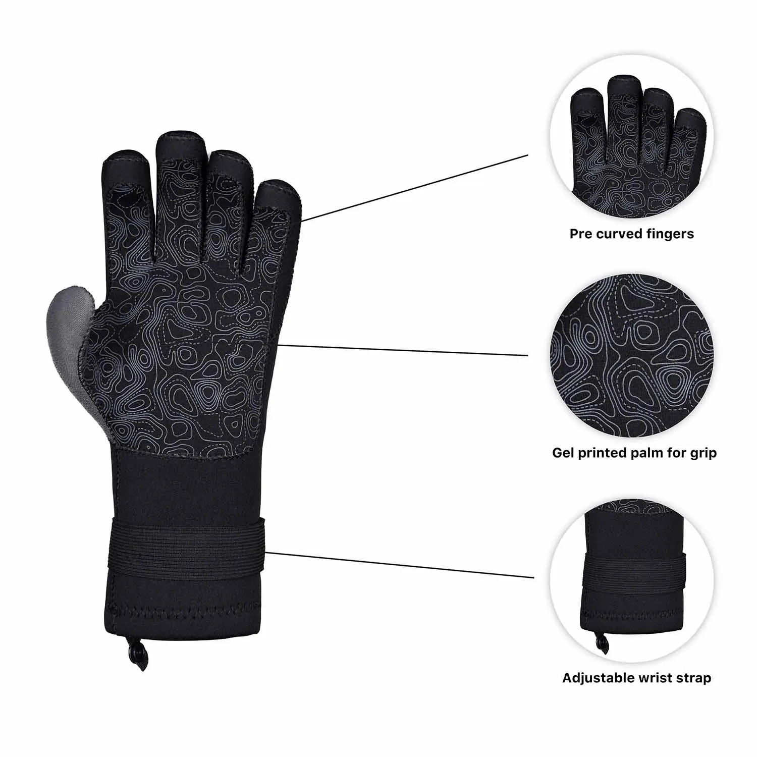 Level Six Electron 3 mm Neoprene Paddling Gloves