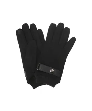 Men's Wool Gloves in Black