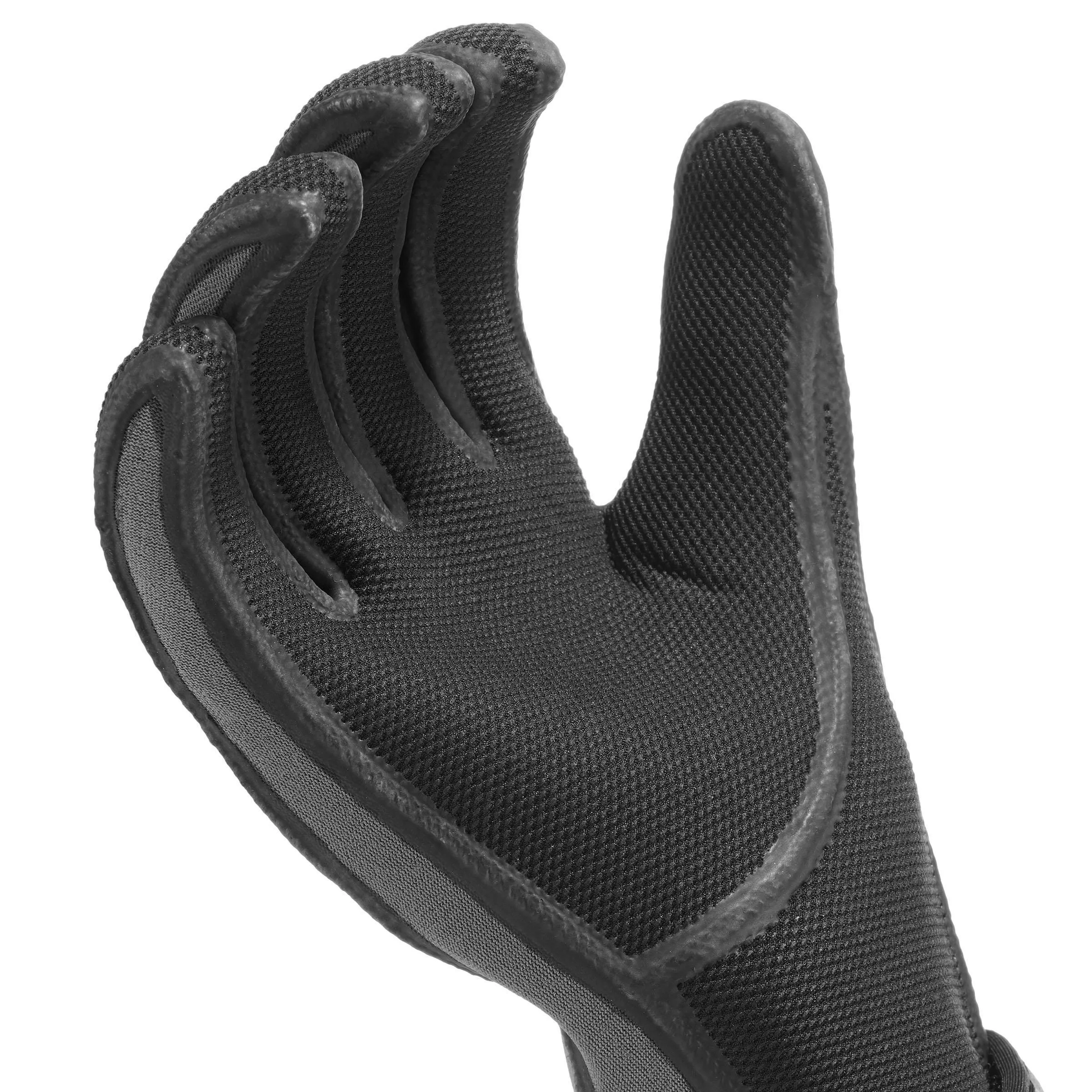 Neoprene Canyoning Gloves 500 3mm for Adults Gray SIMOND, Dark Gray