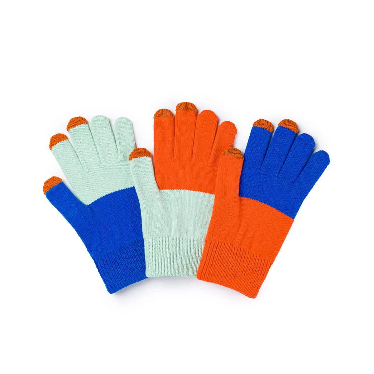 Pair and Spare Touchscreen Gloves in Classic NYC Color Palette