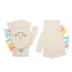 Rainbow Unicorn Knitted Gloves