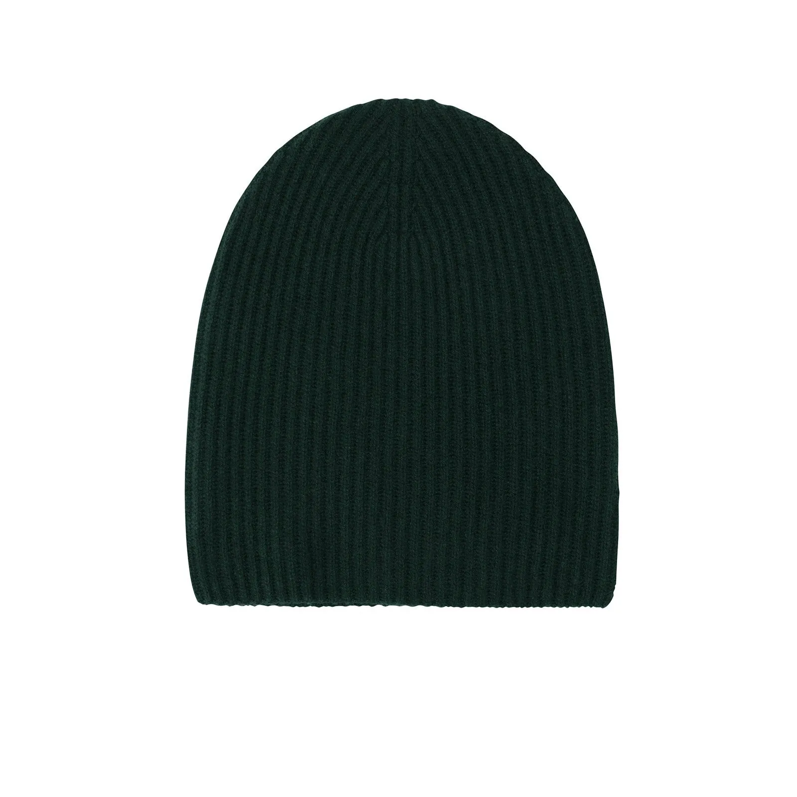 Signature Ribbed Cashmere Beanie