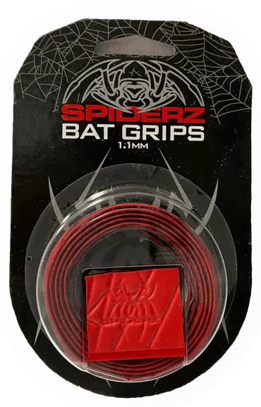 Spiderz Bat Grip (1.1 MM) - RED/RED