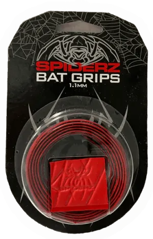 Spiderz Bat Grip (1.1 MM) - RED/RED