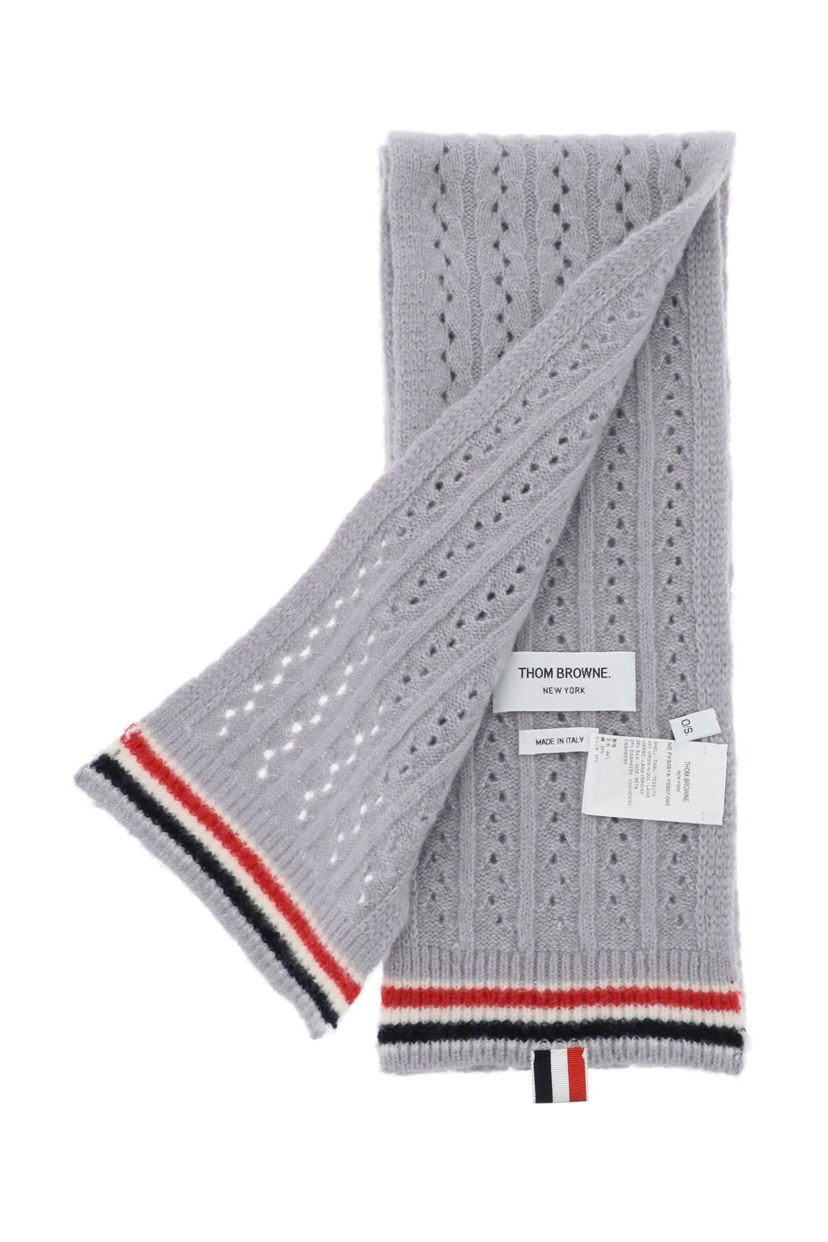 Thom browne wool*** silk & cashmere scarf