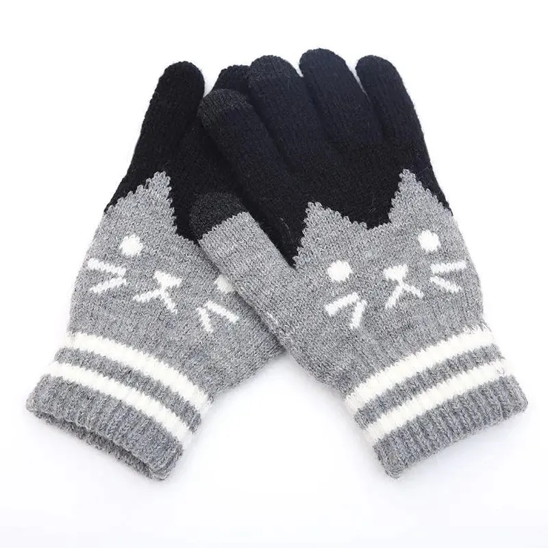 Touch screen Knit Gloves