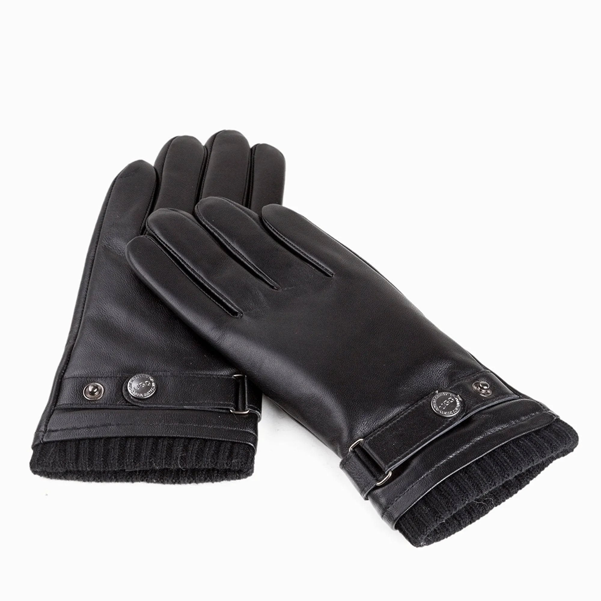 UGG Premium Touch Screen Men's Silver Stud Gloves