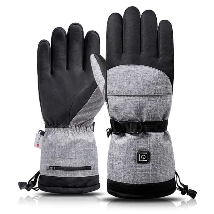 Winter Heating Hand Warmer Electric Thermal Gloves ,Specification: With Battery Box