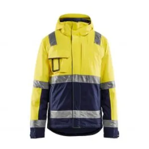 Winter&#x20;Jacket&#x20;High&#x20;Vis&#x20;4870&#x20;High&#x20;Vis&#x20;Geel&#x2F;Marineblauw&#x20;-&#x20;Bl&#xE5;kl&#xE4;der