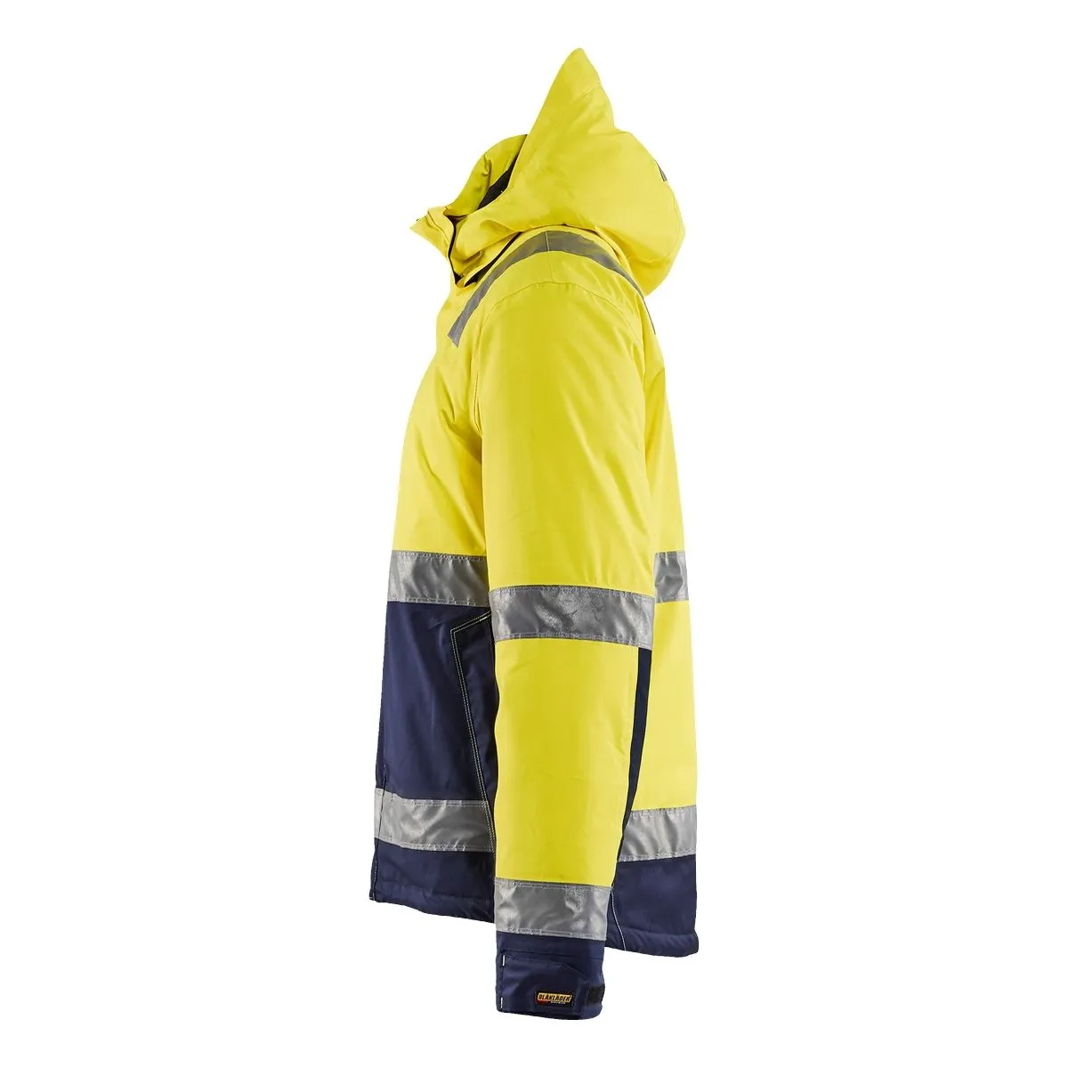 Winter&#x20;Jacket&#x20;High&#x20;Vis&#x20;4870&#x20;High&#x20;Vis&#x20;Geel&#x2F;Marineblauw&#x20;-&#x20;Bl&#xE5;kl&#xE4;der