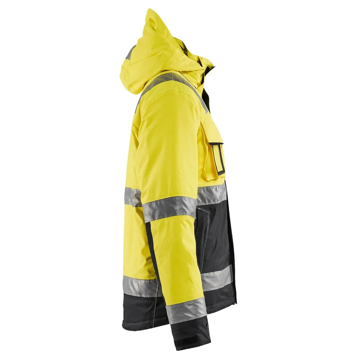 Winter&#x20;Jacket&#x20;High&#x20;Vis&#x20;4870&#x20;High&#x20;Vis&#x20;Geel&#x2F;Marineblauw&#x20;-&#x20;Bl&#xE5;kl&#xE4;der