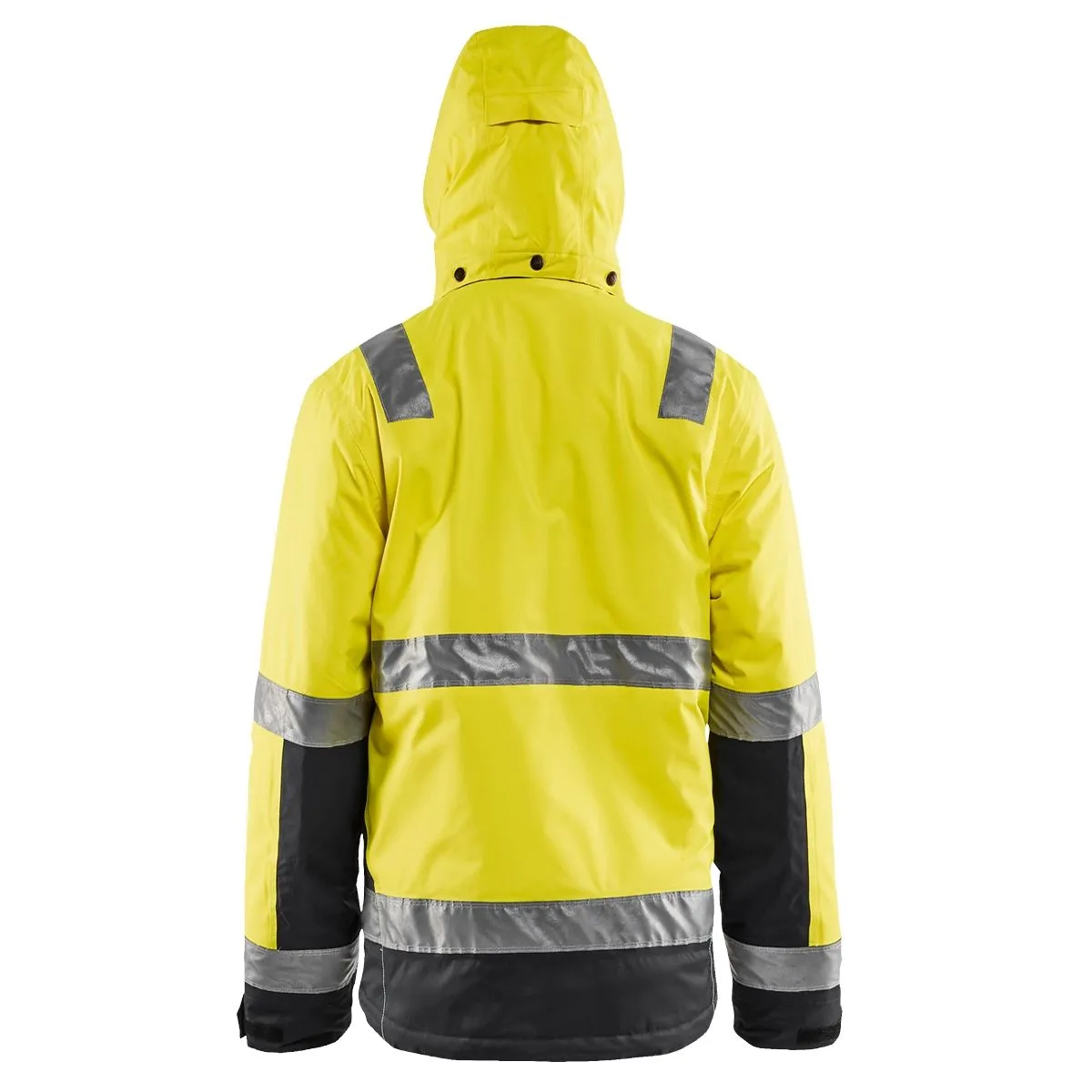 Winter&#x20;Jacket&#x20;High&#x20;Vis&#x20;4870&#x20;High&#x20;Vis&#x20;Geel&#x2F;Marineblauw&#x20;-&#x20;Bl&#xE5;kl&#xE4;der