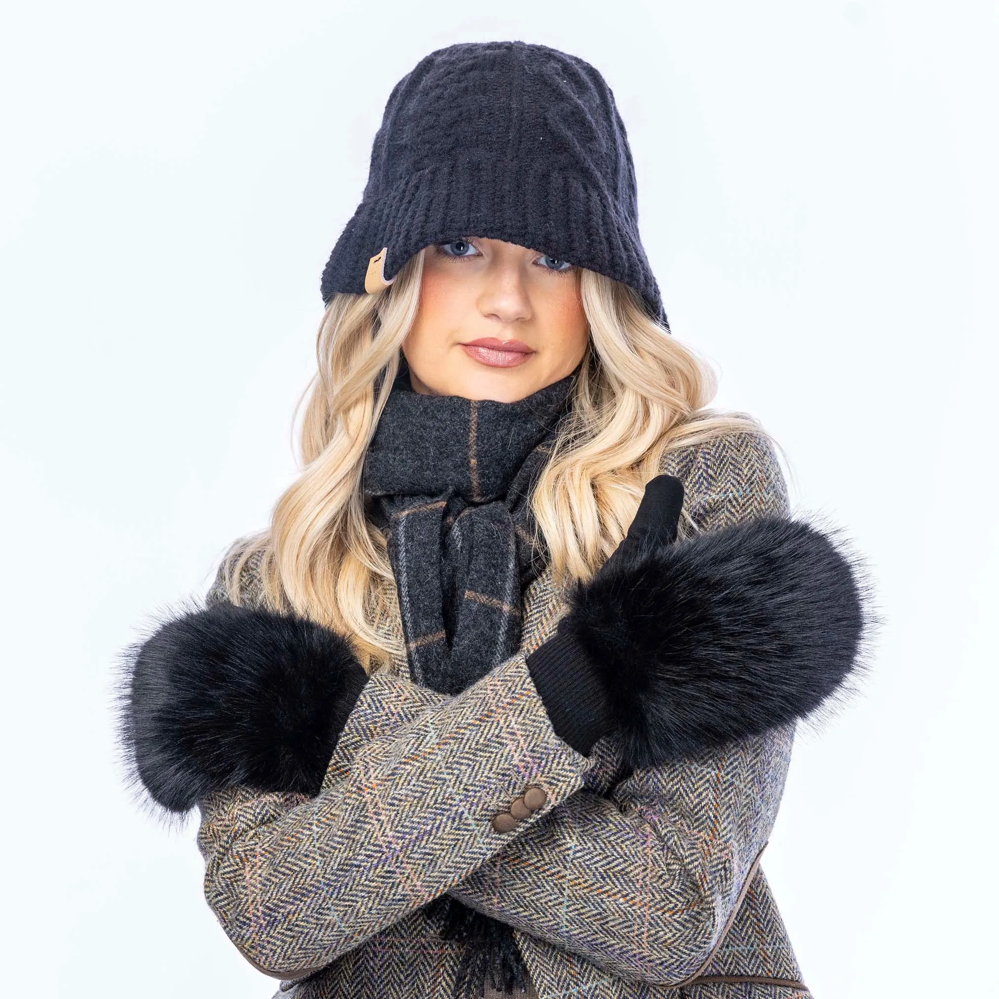 Women's Fluffy Gloves