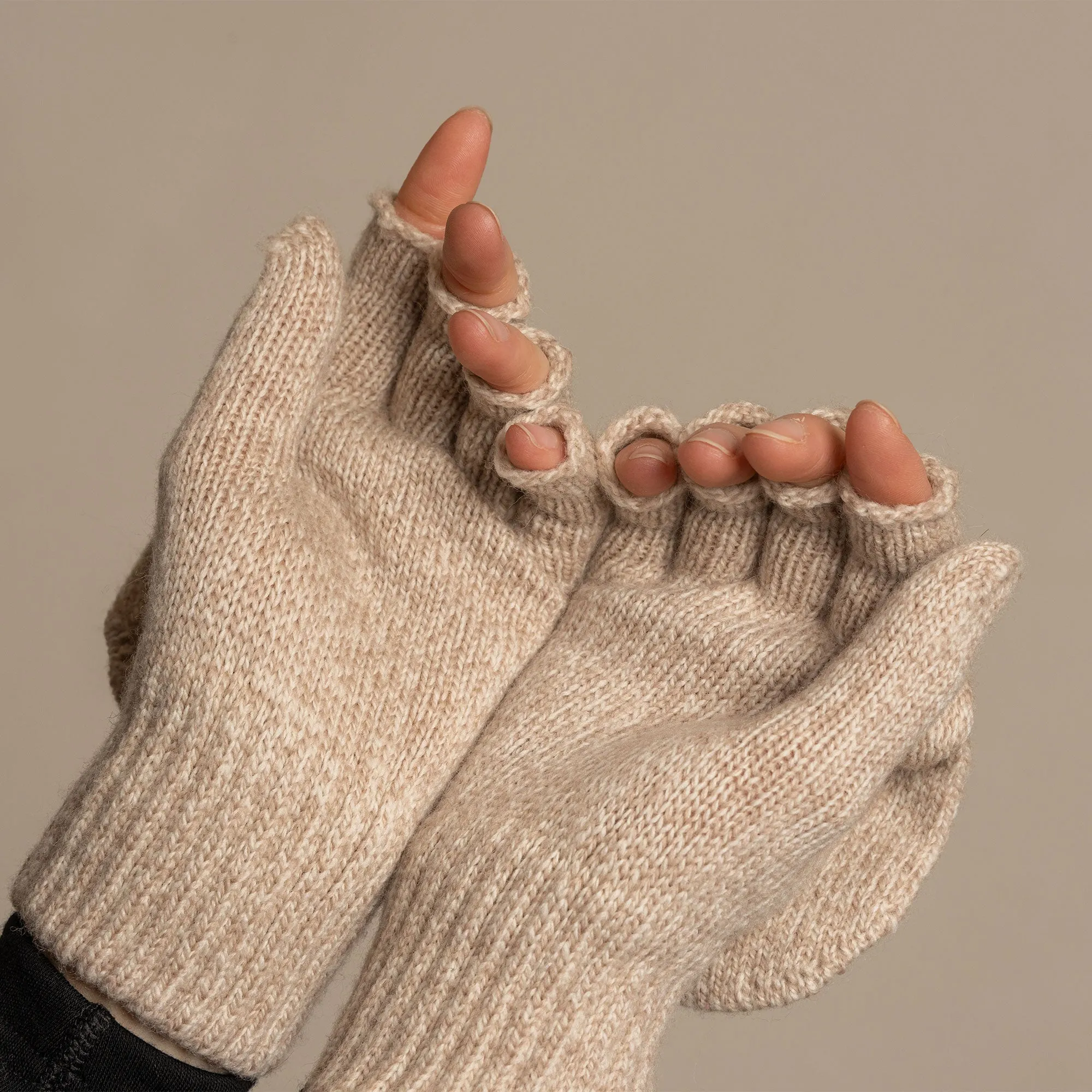 Women's Knit Convertible Gloves Merino