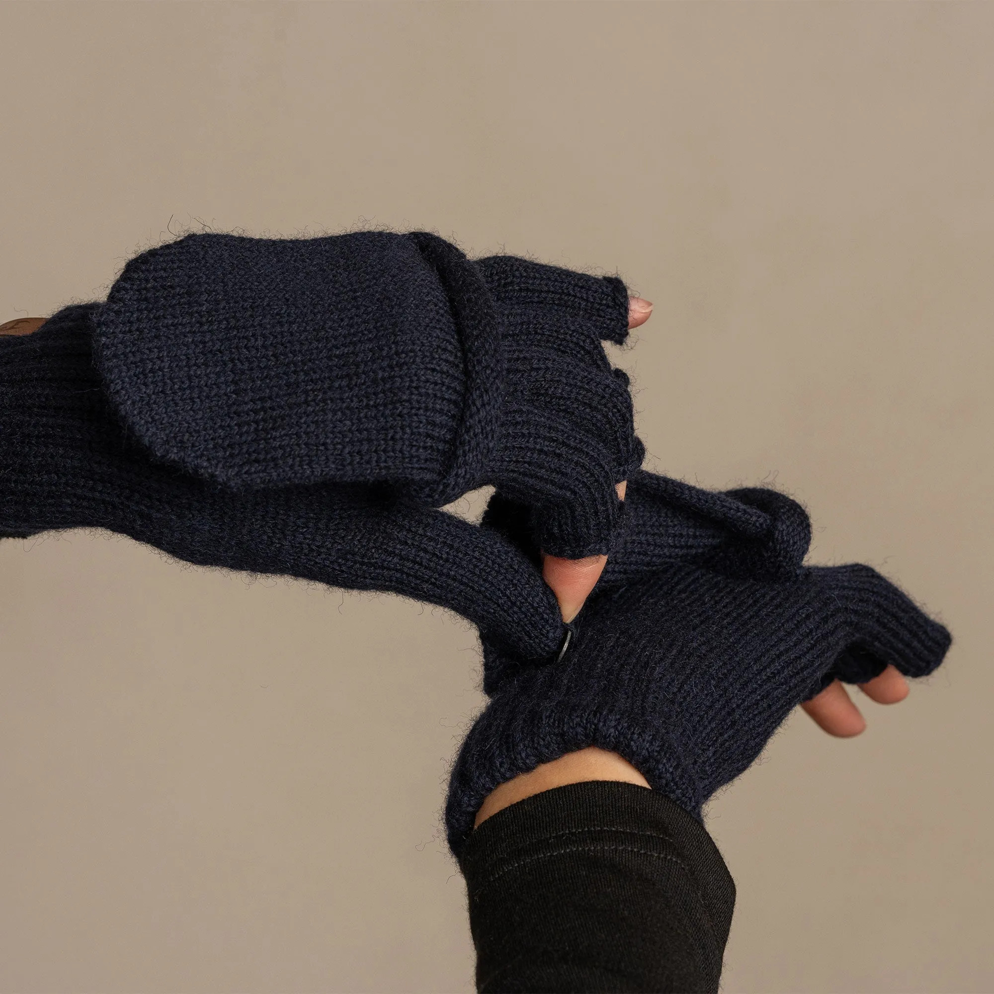 Women's Knit Convertible Gloves Merino