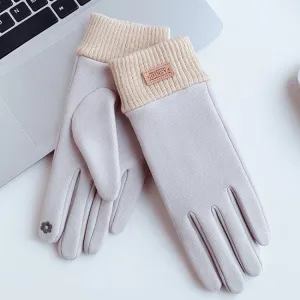 WST-03 Winter Outdoor Cycling Touch Screen Warm Gloves(Grey)