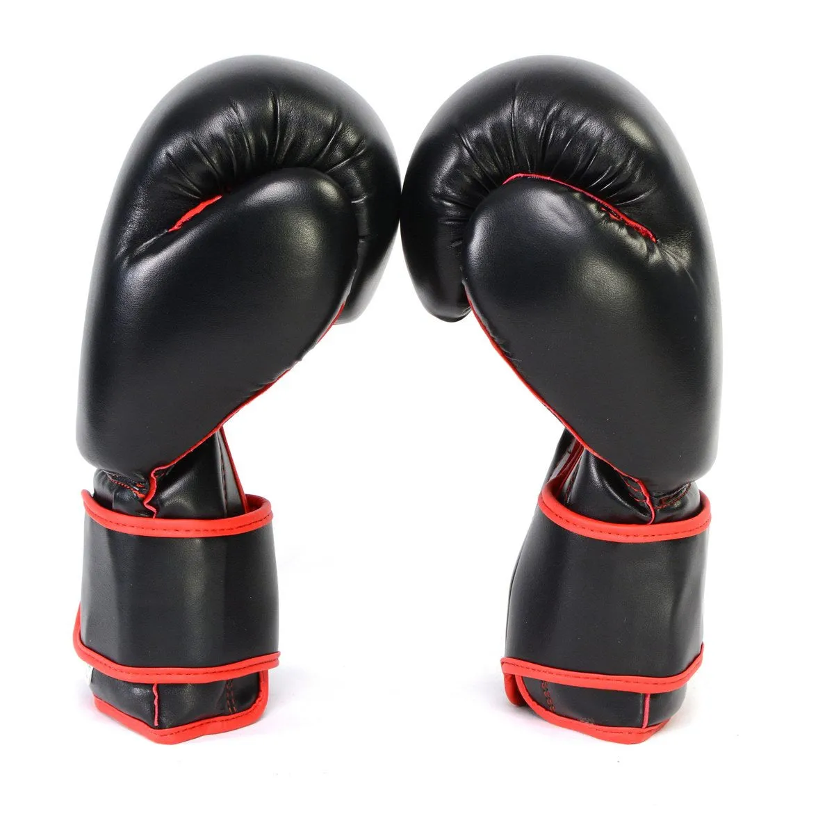 X-Fitness XF2000 Gel Boxing Kickboxing Punching Bag Gloves-BLK/RED